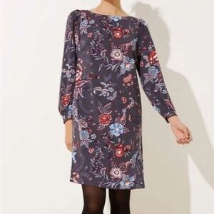 LOFT Floral Sheath Dress (4)